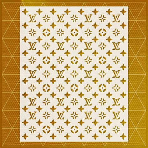 louis vuitton logo stencil printable.